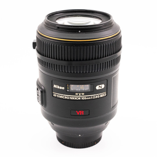 Used Nikon AF-S VR Micro-Nikkor 105mm f/2.8G IF-ED Lens (EX+)