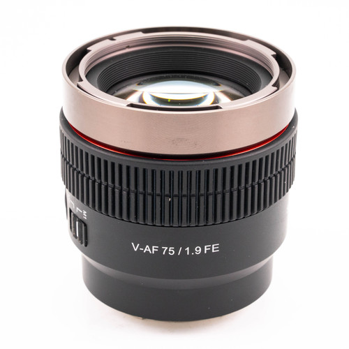 Used Samyang V-AF 75mm T1.9 FE Lens (EX+)