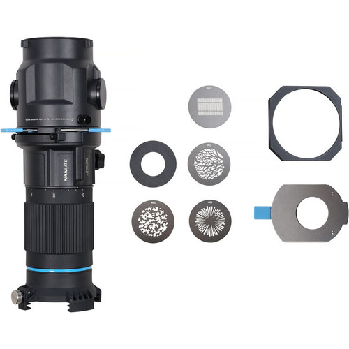 Nanlite Projection Attachment for Bowens Mount with 25-45° Zoom Lens