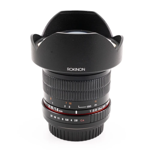 Used Rokinon 14mm f/2.8 Lens for Canon EF-Mount (EX)