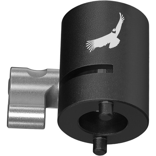 Kondor Blue ARRI-Style 3/8"-16 Pin to 15mm Rod Clamp (Raven Black)