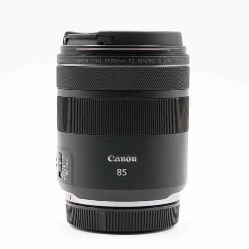 Used Canon RF 85mm f/2 Macro IS STM Lens (EX)