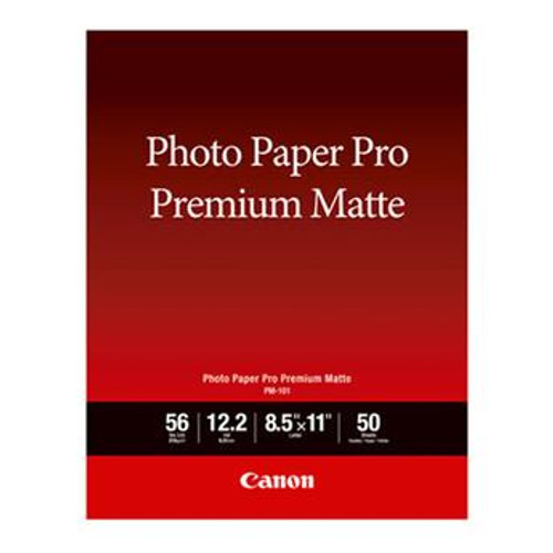 Canon Pro Premium Matte Paper - 8.5x11" 50 Sheets Canon Pro Premium Matte Paper - 8.5x11" 50 Sheets