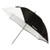 Westcott Umbrella - White Satin with Removable Black Cover - 32"