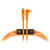 Tether Tools TetherPro Optima USB-C Cable (15', High-Visibility Orange, Right-Angle) (7015746)