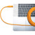 Tether Tools TetherBoost Pro USB Type-C Core Controller Extension Cable (16', High-Visibility Orange) (7012950)