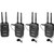 Saramonic VmicLink5 RX+TX+TX+TX Camera-Mount Digital Wireless Microphone System with Three Bodypack Transmitters and Lavalier Mics (5.8 GHz)