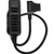 Kondor Blue Male D-Tap to 4-Port Female D-Tap Splitter Hub with Voltmeter (16", Raven Black)