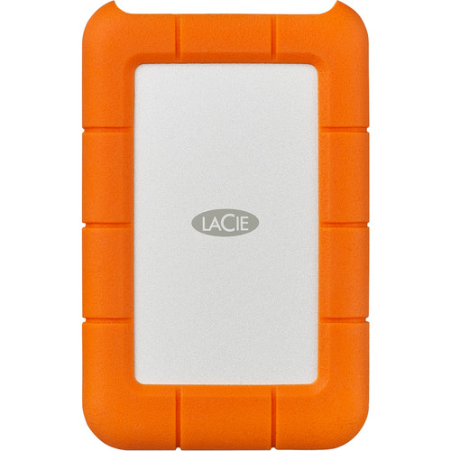 外付けハードディスク・ドライブ LACIE RUGGED USB-C 5TB LaCie Rugged Hard Drive - USB C - 5TB
