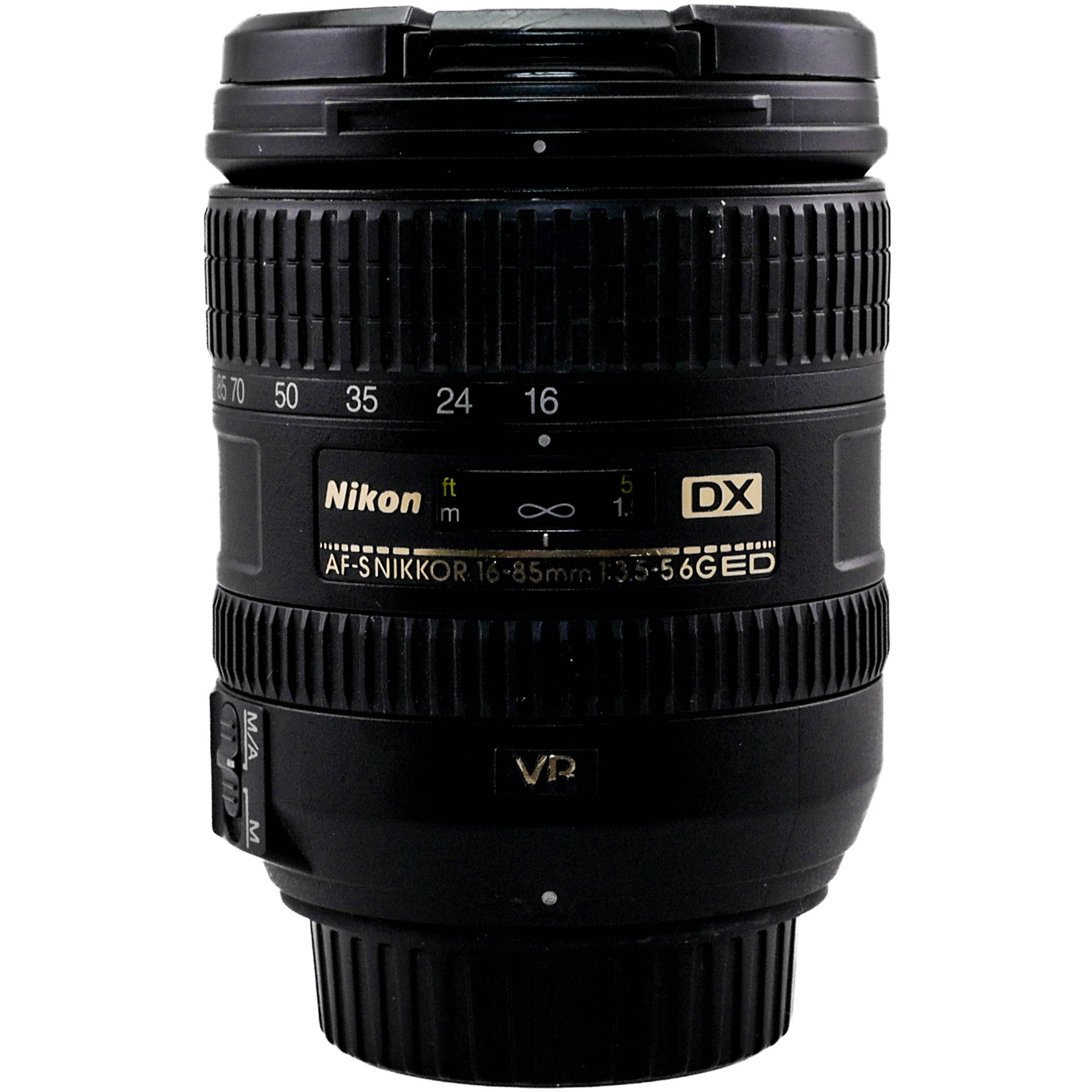 Used Nikon AF-S DX NIKKOR 16-85mm f/3.5-5.6G ED VR Lens (EX) (625425081)