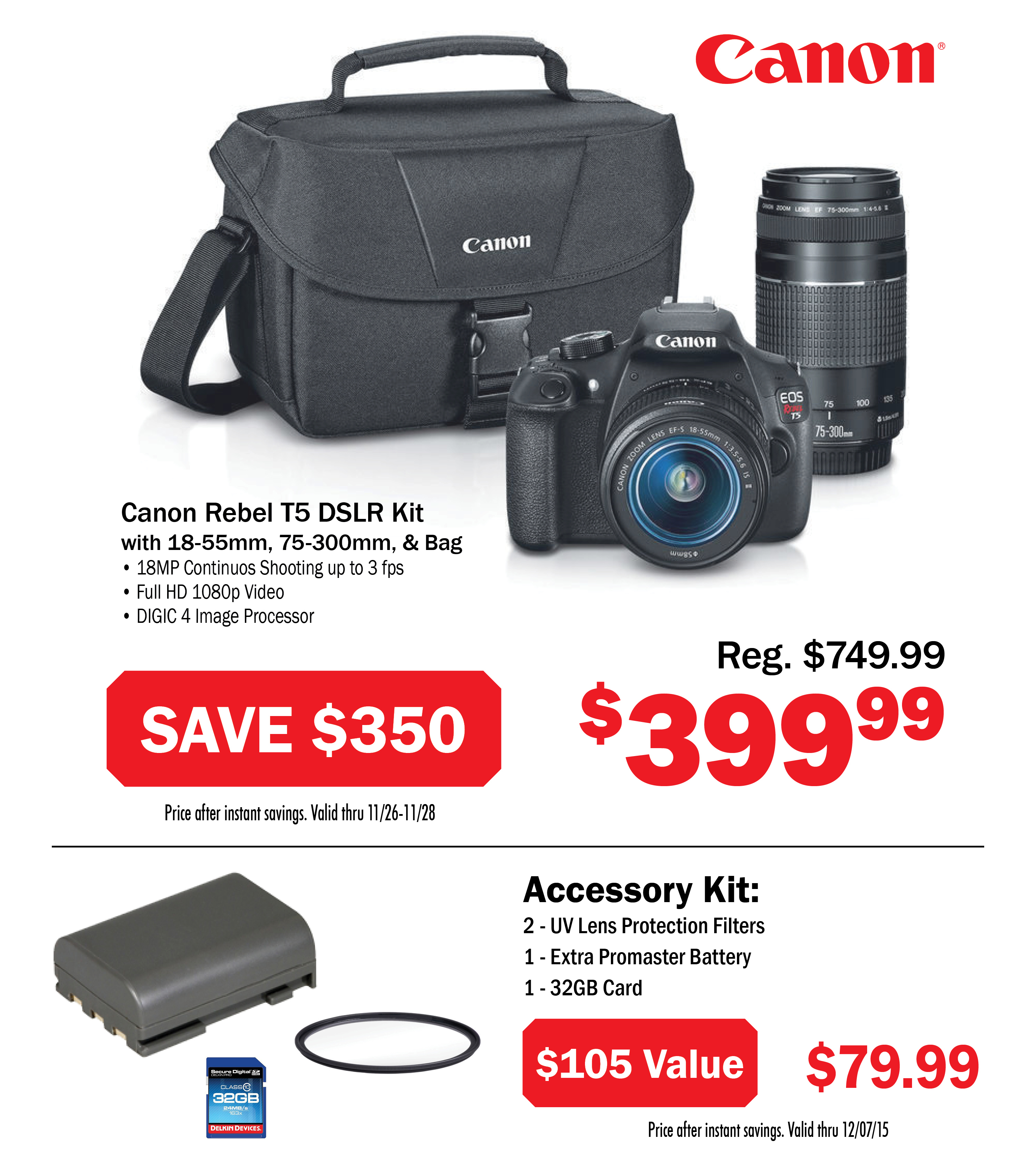 Black Friday! Precision Camera and Video