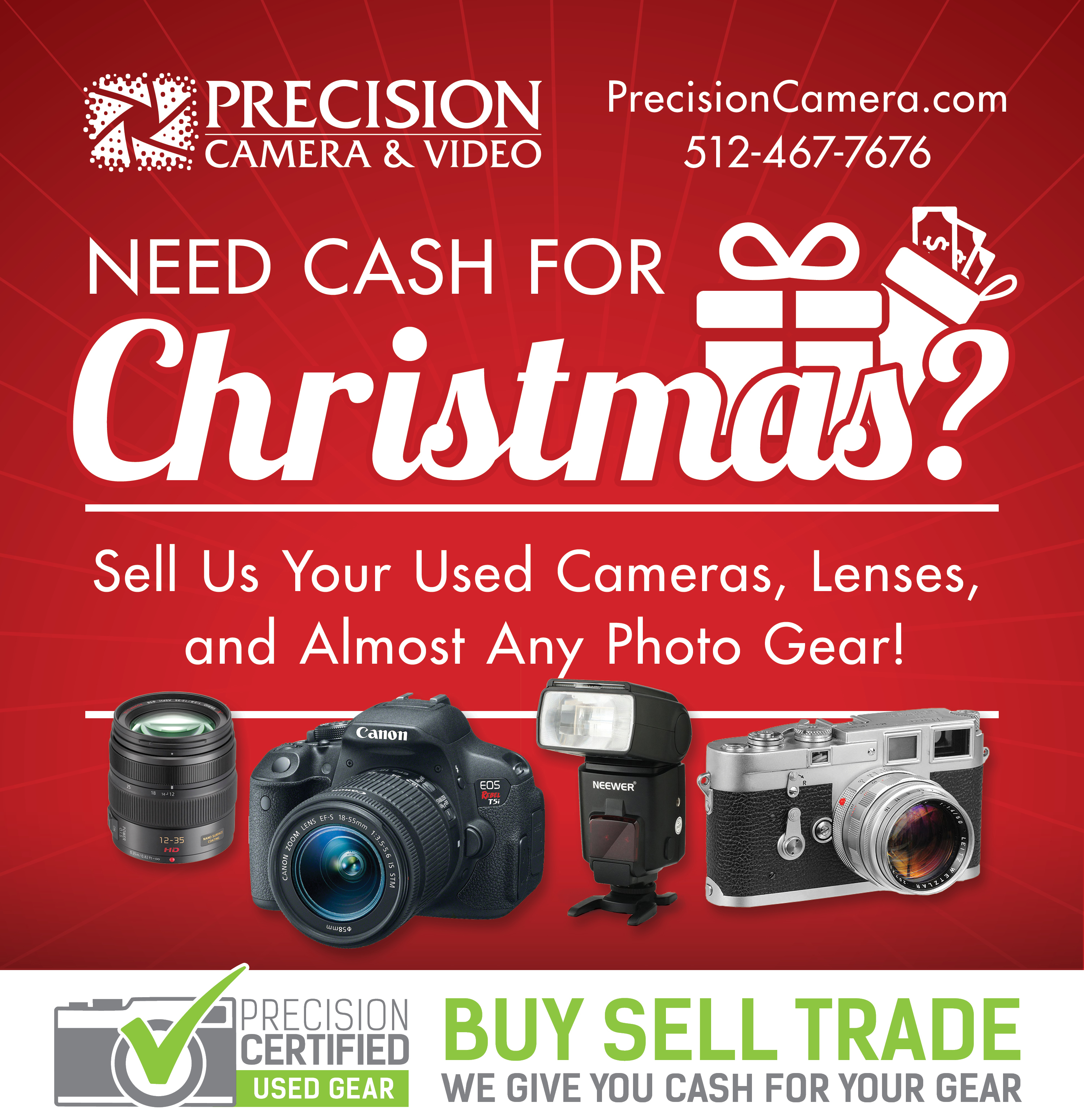 Black Friday! Precision Camera and Video