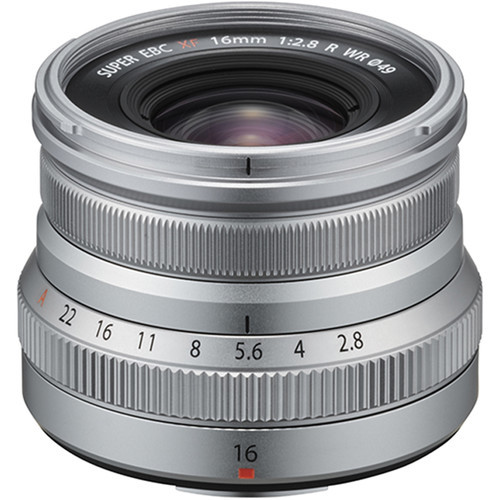 FUJIFILM XF 16mm f/2.8 R WR Lens - Silver