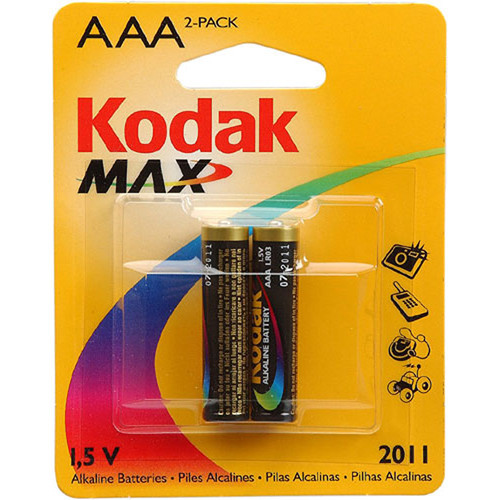 Kodak AAA Akkus 1000 MAh – 2 Stück Wiederaufladbare Ni-MH Akkus, Langlebig & Leistungsstark Für Fernbedienungen & Spielzeug