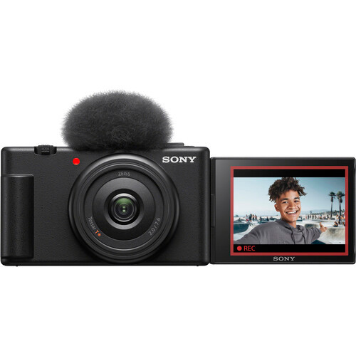 Sony Cyber-shot ZV-1F Digital Vlogging Camera - Black