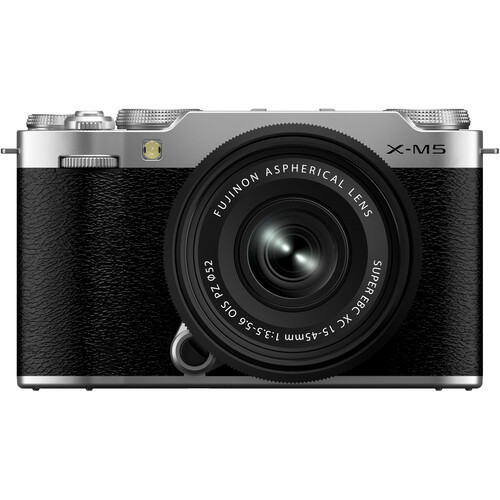 FUJIFILM X-M5 Mirrorless Camera (Silver)
