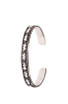 925 sterling silver oxidised elephant cuff bangle