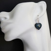 Rarest Of The Rare Blue Amber Earrings