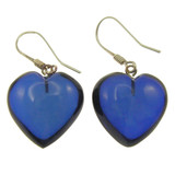 Rarest Of The Rare Blue Amber Earrings
