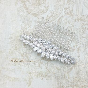 Art Deco Inspired Crystal Bridal Hair Comb