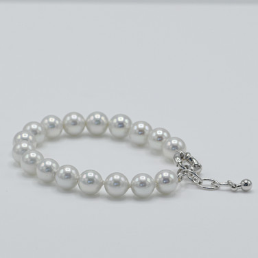 vegan friendly handmade pearl  jewellery bracelet