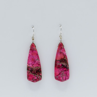 Hand crafted Imperial Jasper Statement Earrings