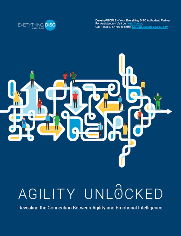 Everything DiSC Agile EQ report titled Agility Unlocked