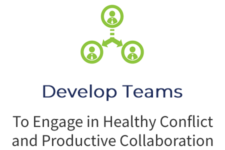 Everything DiSC helps teams develop by engaging in healthy conflict and productive collaboration.