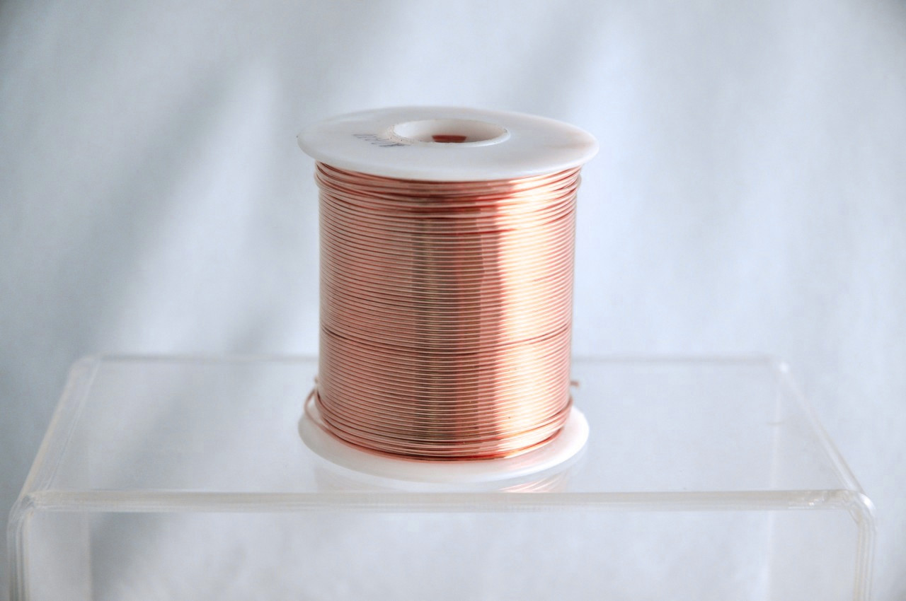 BULK, 24 Gauge, Bare Copper Craft Wire, 1 LB (800 Feet)