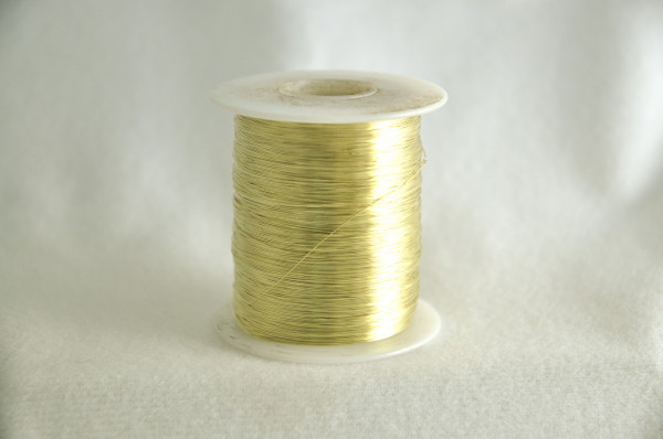 24 AWG 793 Foot/LB 0.020 Diam Yellow Brass
