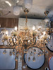 7726/8 LED Gold Crystal Chandelier (E14)