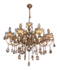 7726/8 LED Gold Crystal Chandelier (E14)