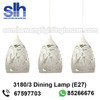 3180/3 White LED Dining Lamp