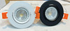 1045 Round Spotlight (Black/White) (surface: 85mm, cuthole: 75mm)