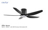 Crestar Altis+ 48"/54" 5 Blade Smart Ceiling Fan