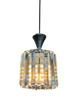 5721/1 Black Crystal Pendant Lamp