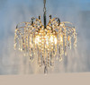 A08/5 Gold E14 Crystal Chandelier