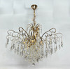 A01-8 Gold E14 Crystal Chandelier