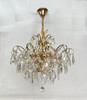 A07-8 Gold LED Crystal Chandelier (E14)