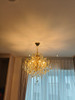 A07-8 Gold E14 Crystal Chandelier (Climate Voucher Eligible)