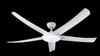 Bestar Vesta White Ceiling Fan with light