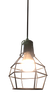 9002/1L Black Industrial Pendant Lamp