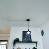9002/1L Black Industrial Pendant Lamp