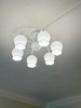 61166/6 White E27 Ceiling Lamp