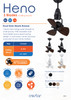 Crestar Heno 16" Corner/Wall Fan