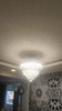512-500mm Silver Drum Crystal Chandelier
