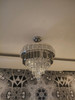 512-500mm Silver Drum Crystal Chandelier