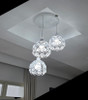 9303/3 White Ball E27 Pendant Lamp (Climate Voucher Eligible)