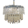 342-450mm 6L Gold Drum Crystal Chandelier (E14)