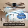 8.8 SALE: iFan 5 Blades 48in/56in Ceiling Fan with Light
